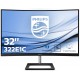 Philips E Line 322E1C/00 LED display  (31.5'') Full HD LCD Curva Mate Negro 322E1C/00